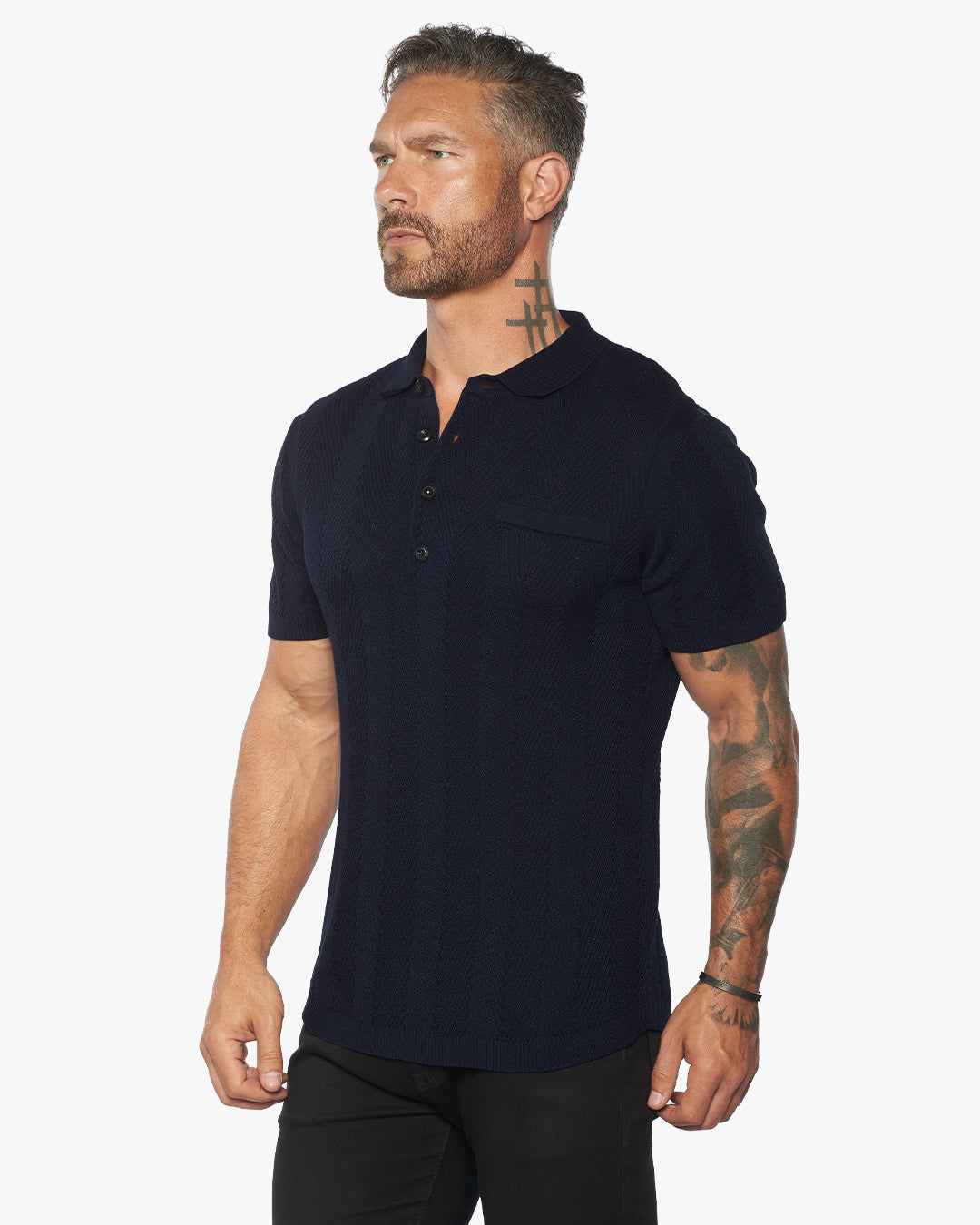 Alastair Slim Fit Knit Polo
