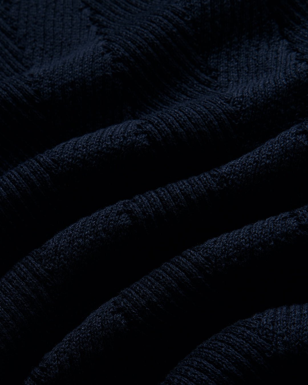Alastair Slim Fit Knit Polo - Navy - WESTON JON BOUCHÉR