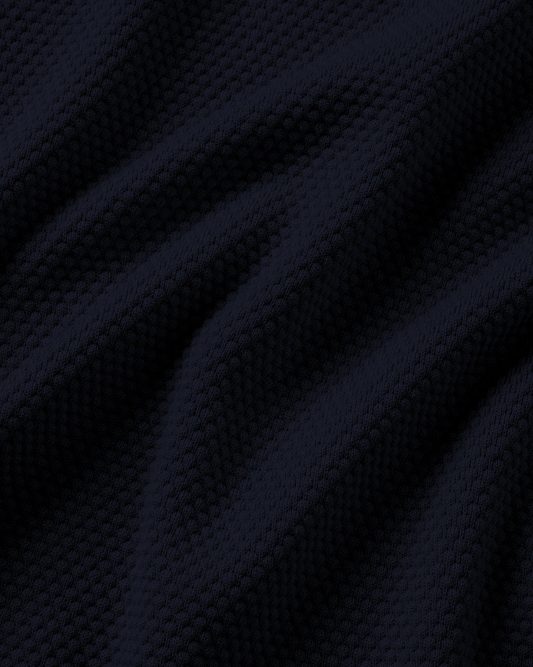 Avalon S/S Textured Slim Polo - Navy