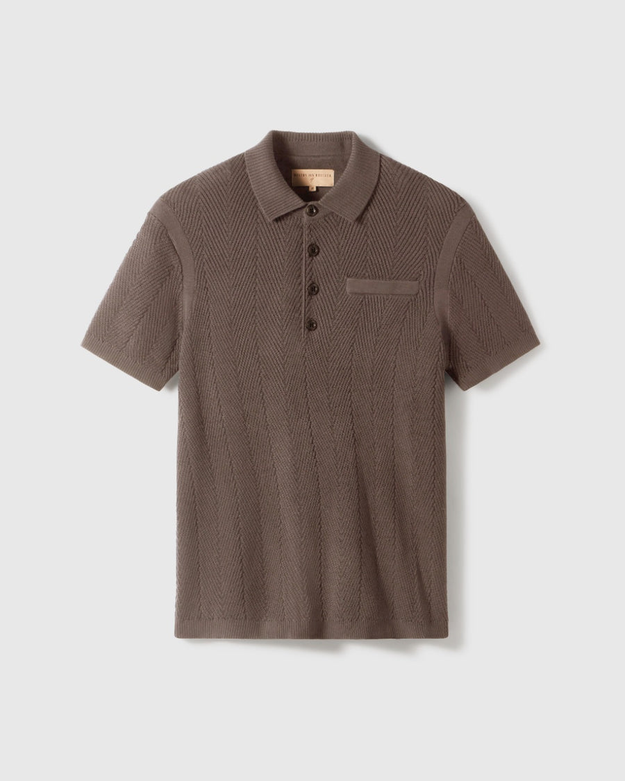 Alastair Slim Fit Knit Polo