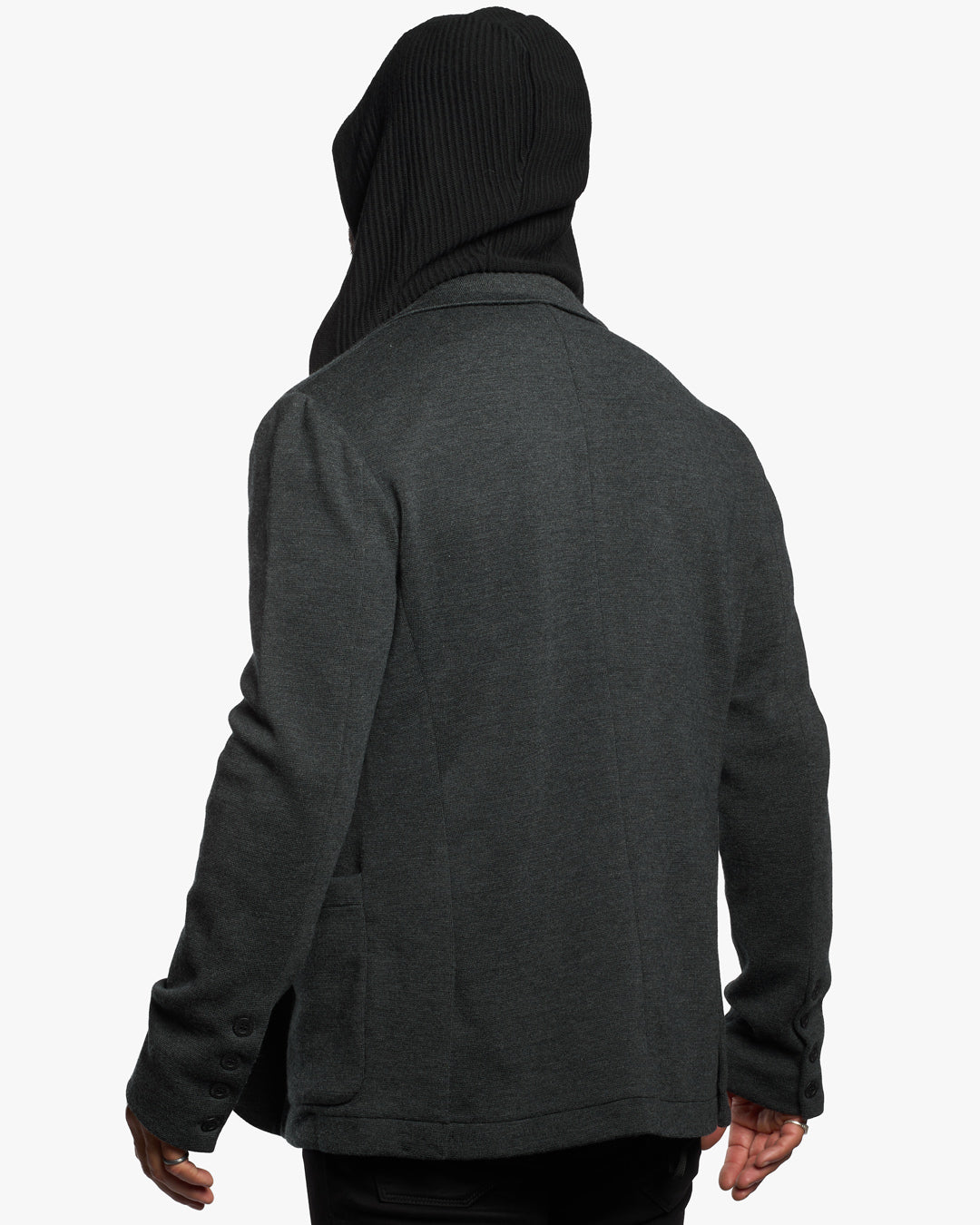 Atticus Slim Fit Blazer w/Removable Hoodie Layer