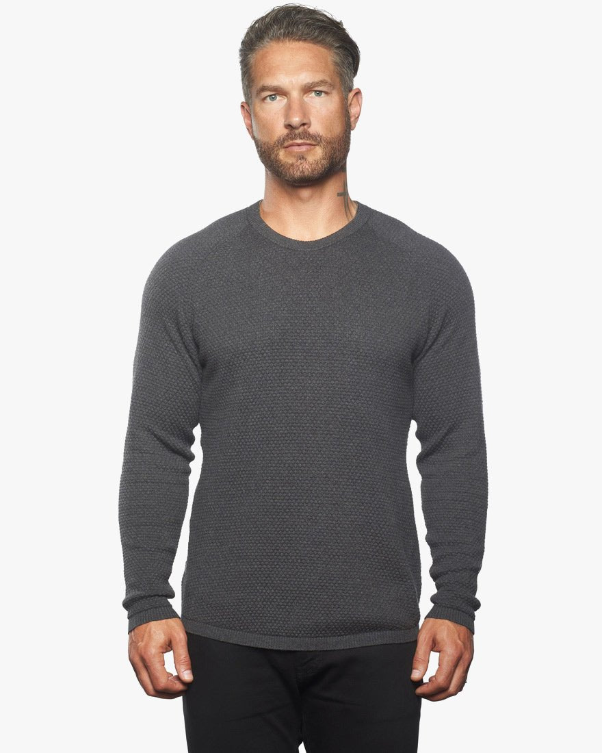 Ripley Crew Neck Cotton & Cashmere Sweater SLIM - WESTON JON BOUCHÉR