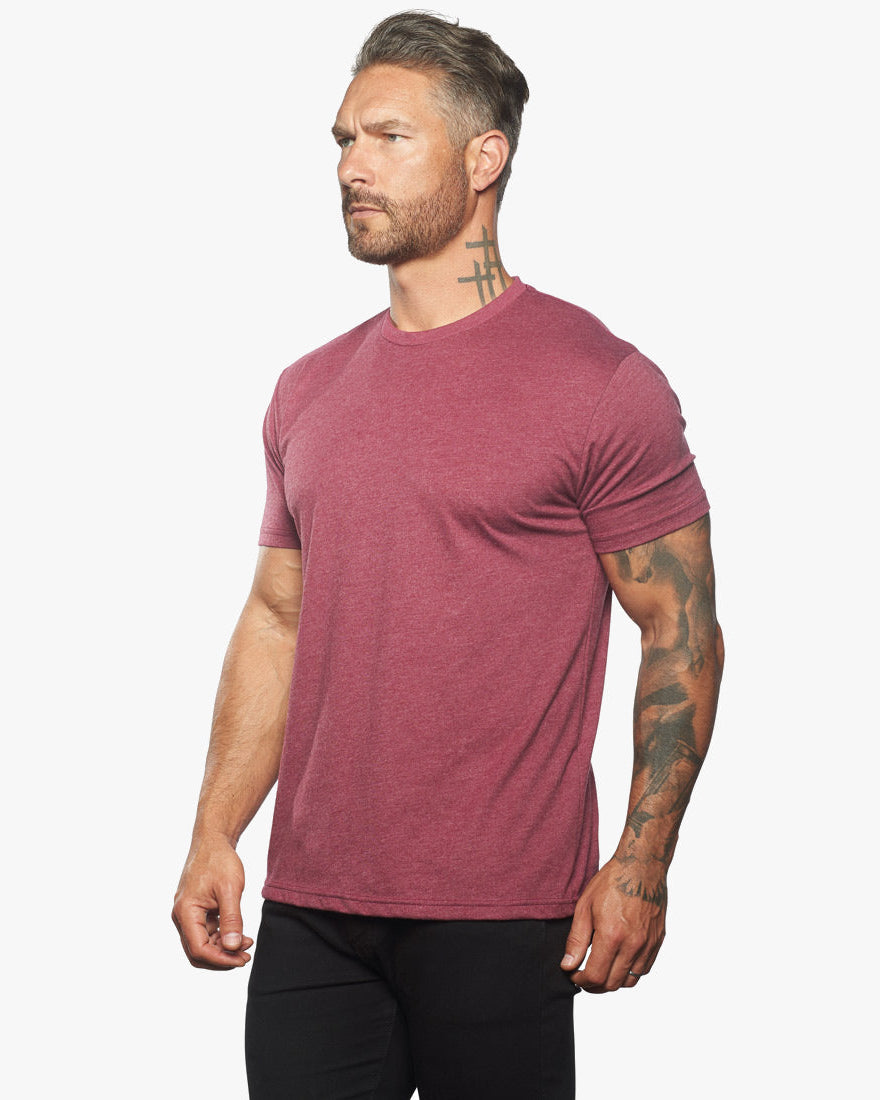 Ultra Soft Fitted Crew Neck Tee