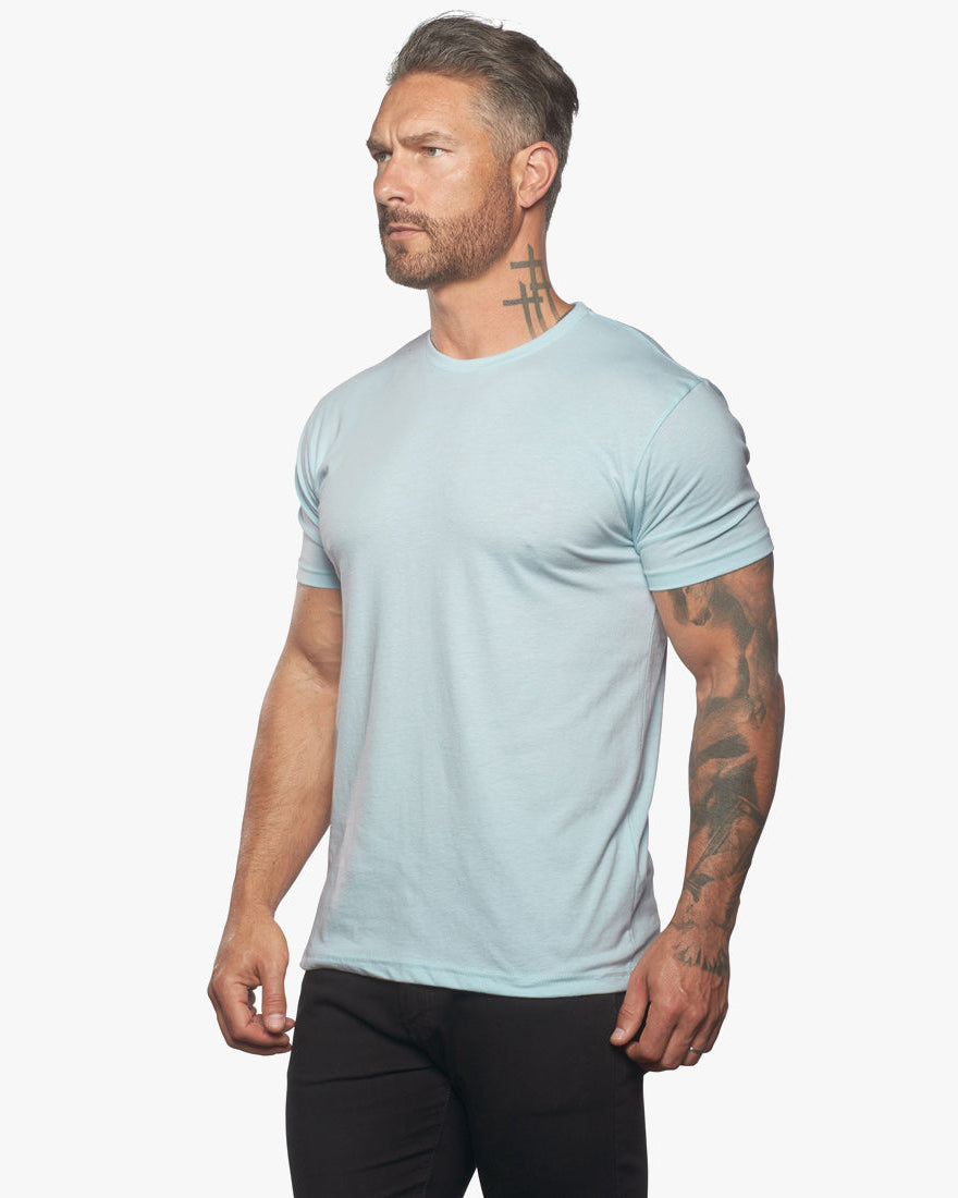 Ultra Soft Fitted Crew Neck Tee