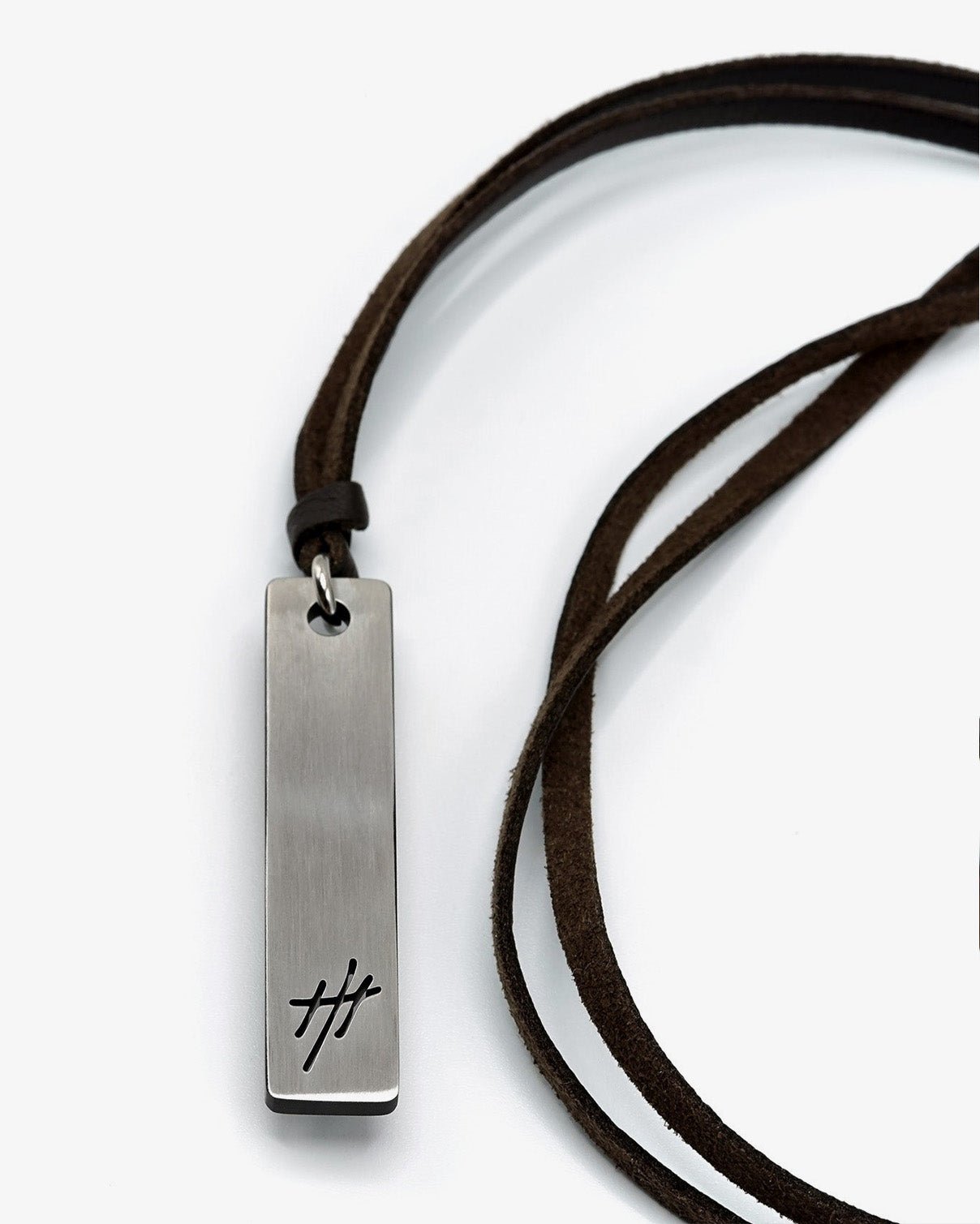 Tigris Reversible Pendant Leather Necklace (adjustable length) - WESTON JON BOUCHÉR