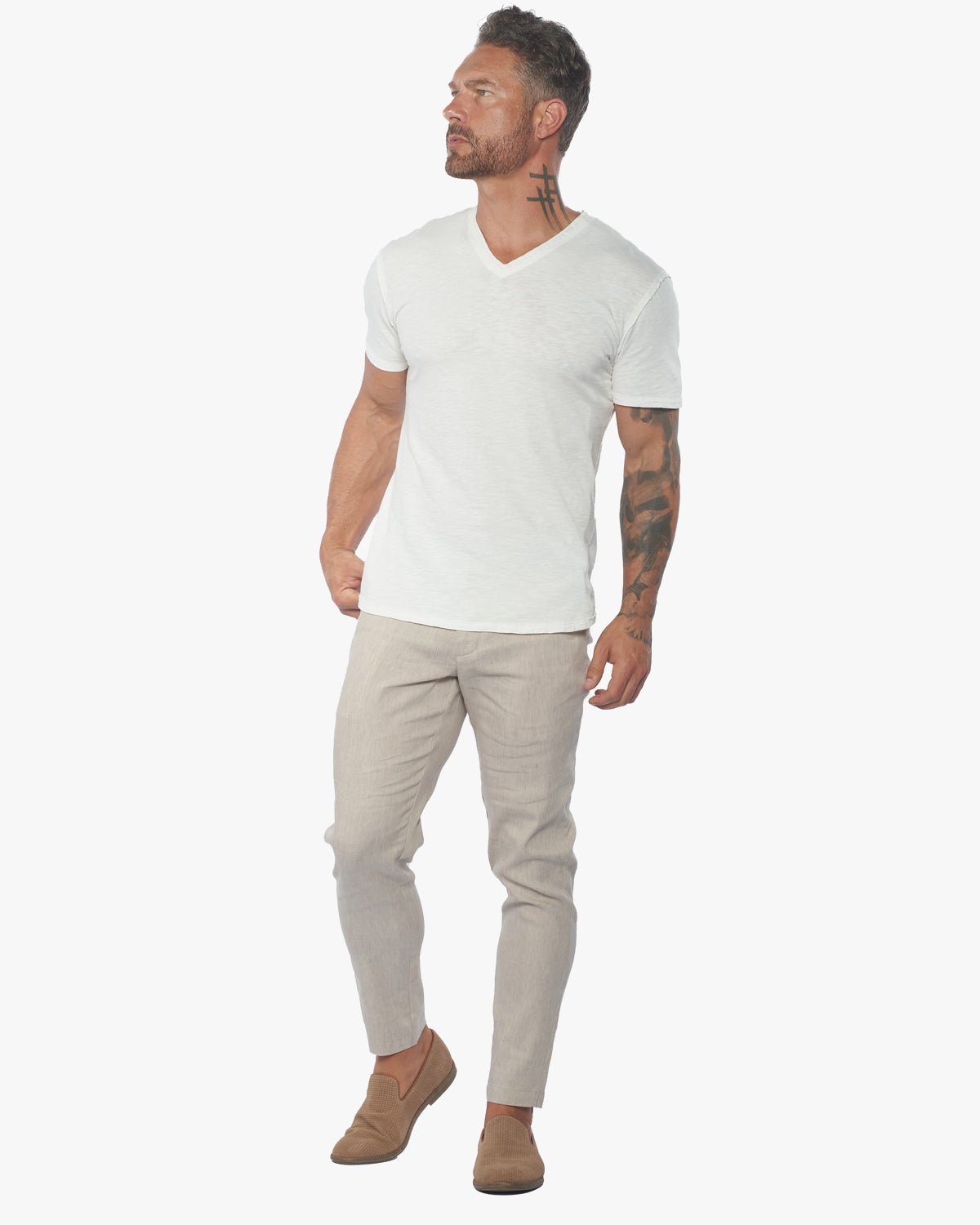 Havana Comfort Linen Slim Fit Pants - WESTON JON BOUCHÉR