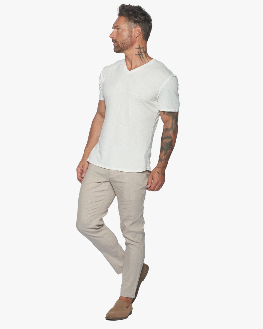 Havana Comfort Linen Slim Fit Pants - WESTON JON BOUCHÉR