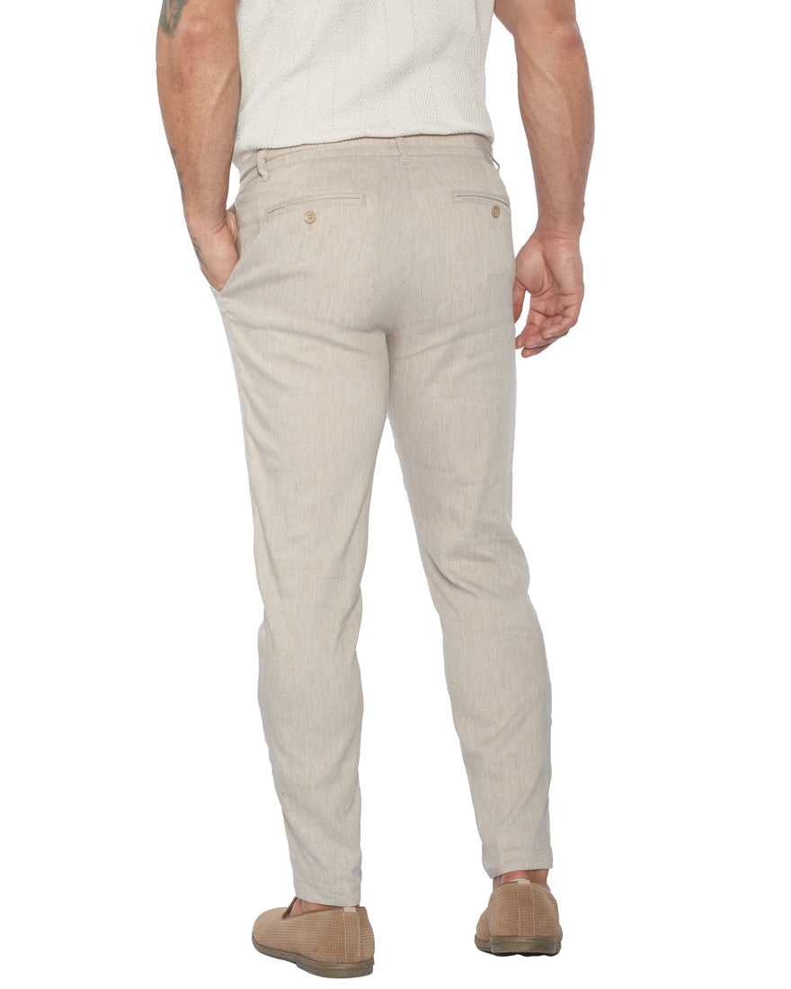 The Havana Comfort Linen Slim Pants - WESTON JON BOUCHÉR