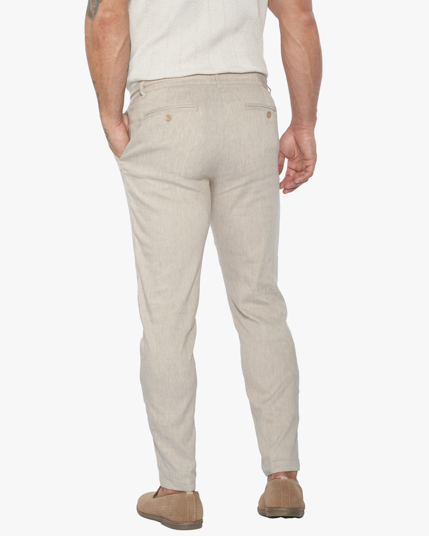 Havana Comfort Linen Slim Fit Pants