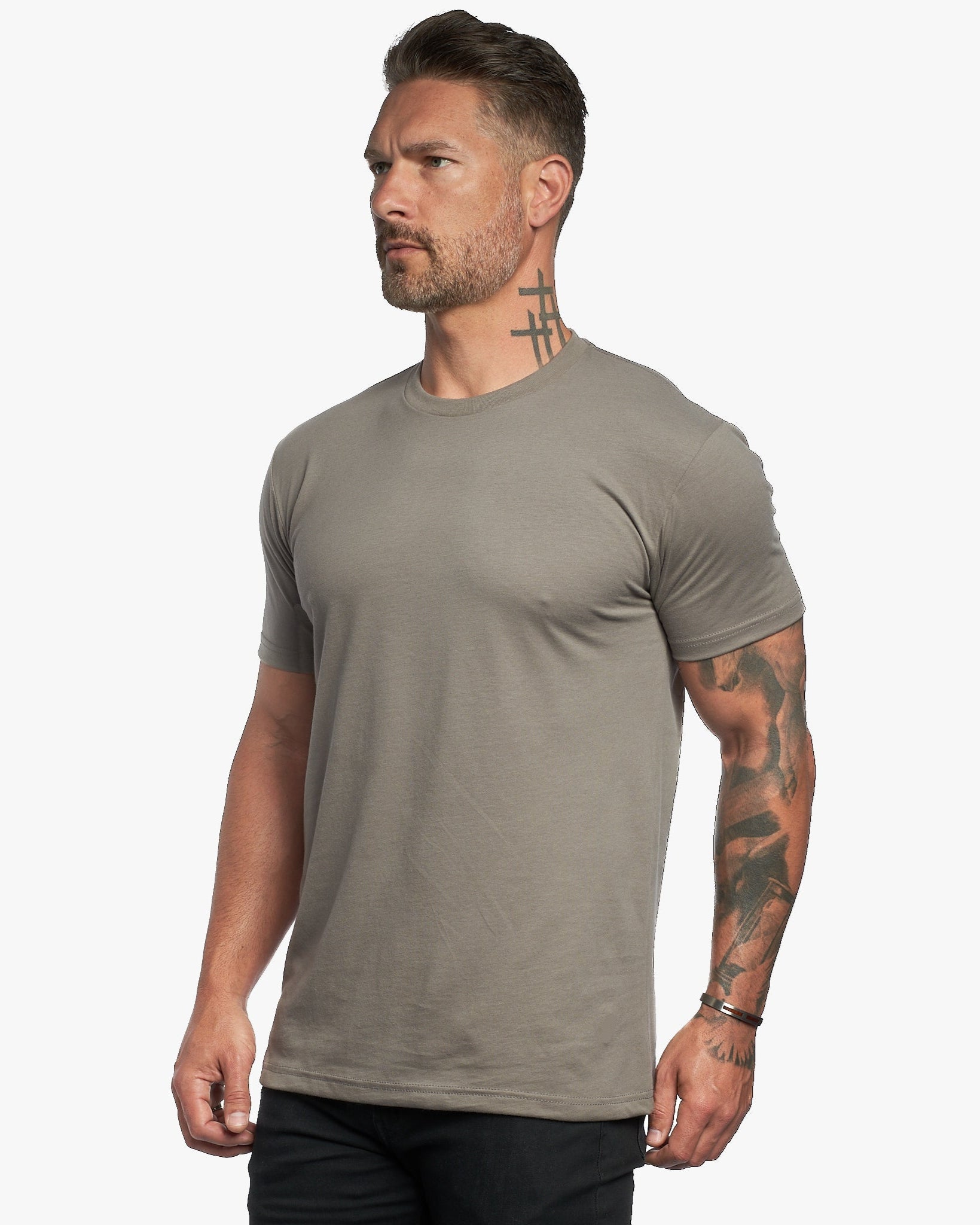 Ultra Soft Fitted Crew Neck Tee