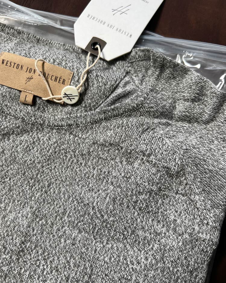 The Lightweight Slim Fit Sweater - Imperfections - WESTON JON BOUCHÉR