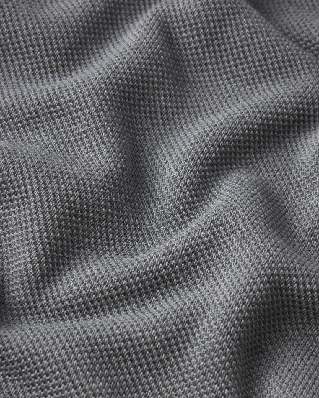 SS Mandarin Collar Slim Fit Knit Henley