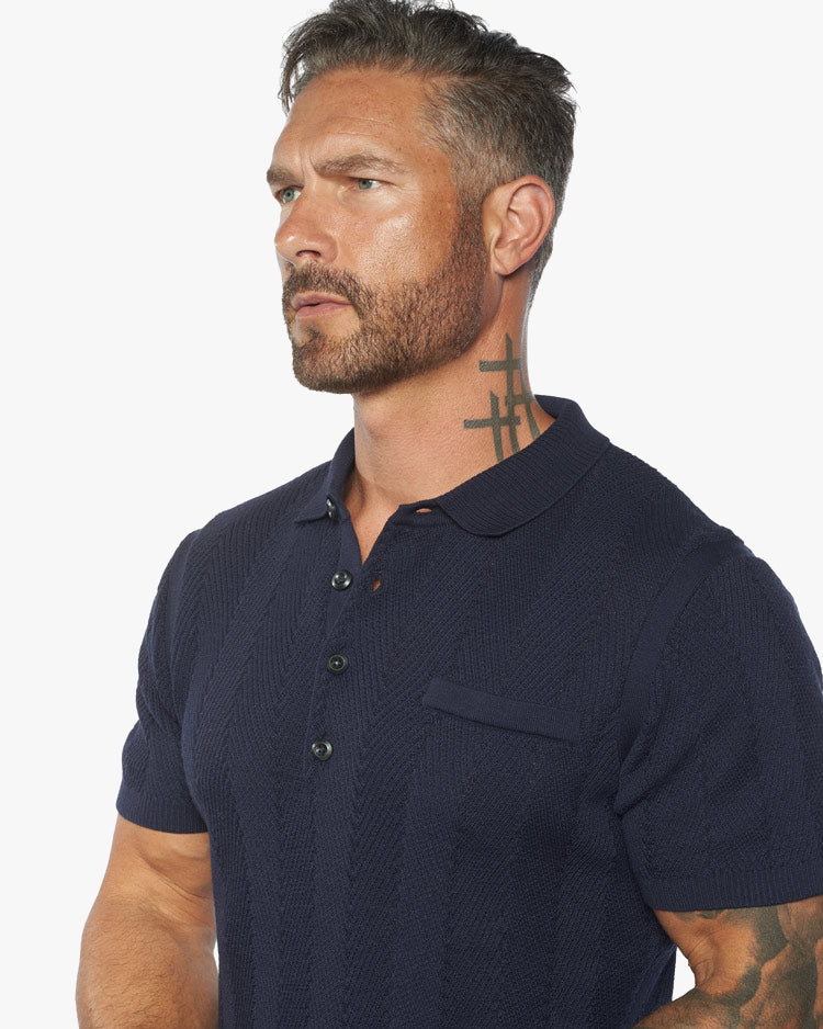 Alastair Slim Fit Knit Polo