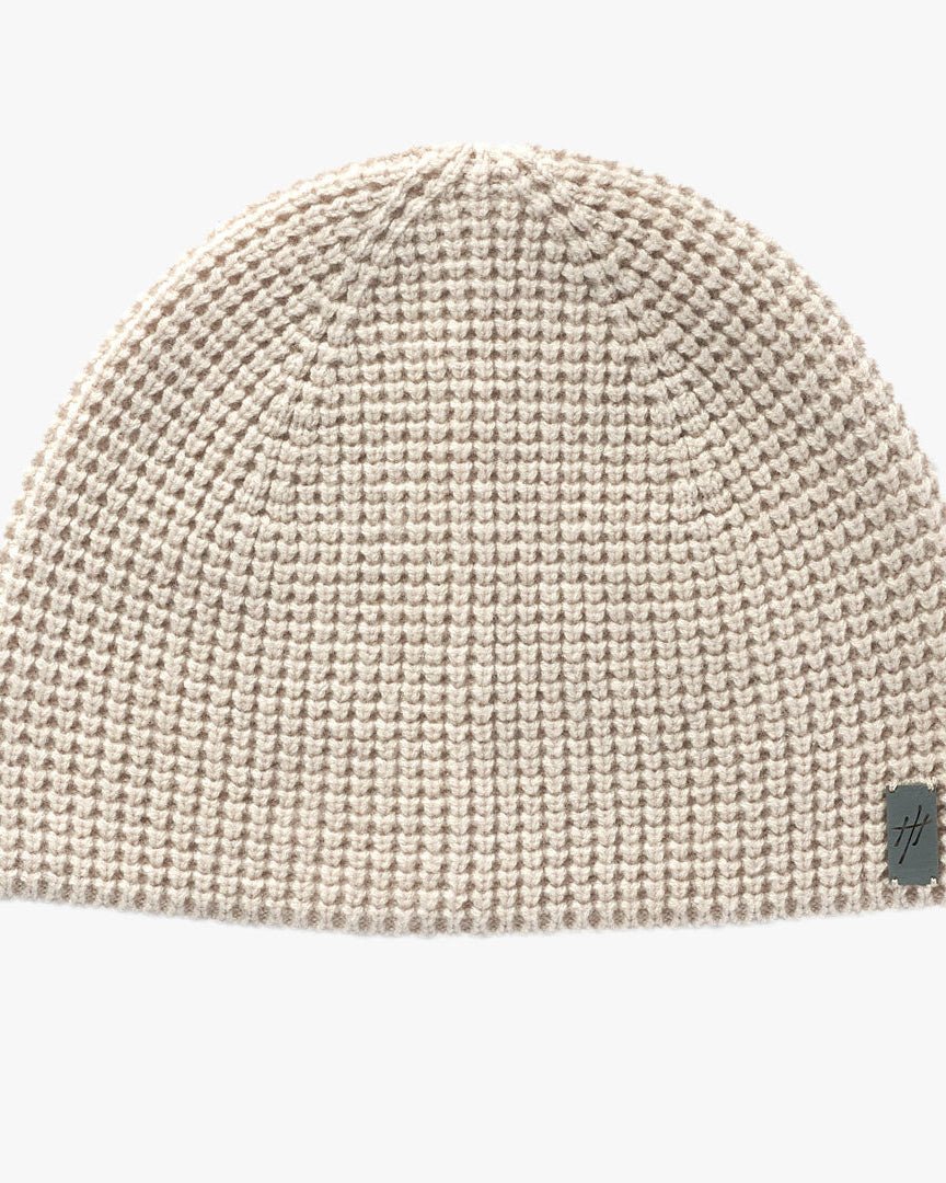 Aspen Cashmere & Wool Waffle Knit Skullcap Beanie - WESTON JON BOUCHÉR