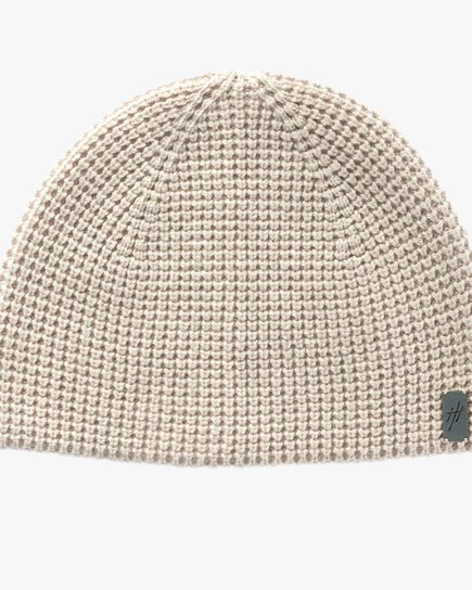 Aspen Cashmere & Wool Waffle Knit Skullcap Beanie
