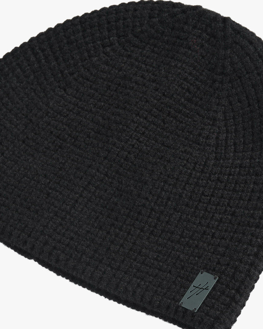 Aspen Cashmere & Wool Waffle Knit Skullcap Beanie