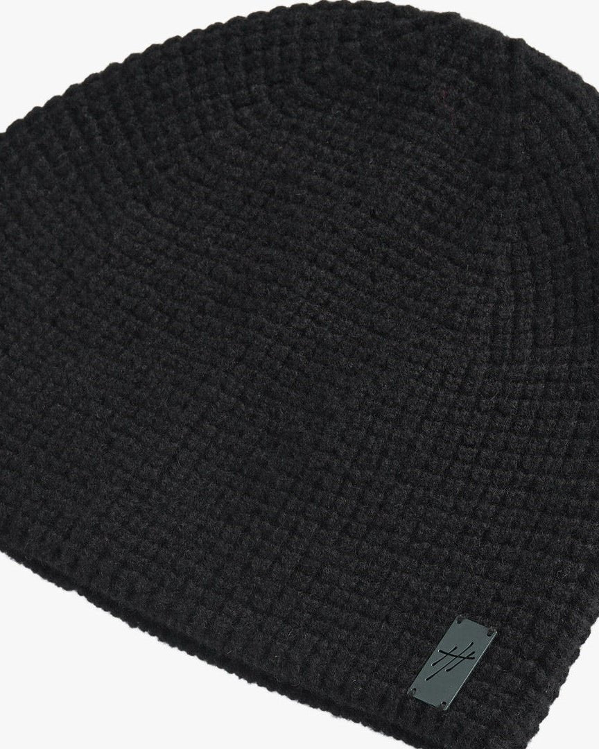 Aspen Cashmere & Wool Waffle Knit Skullcap Beanie - WESTON JON BOUCHÉR