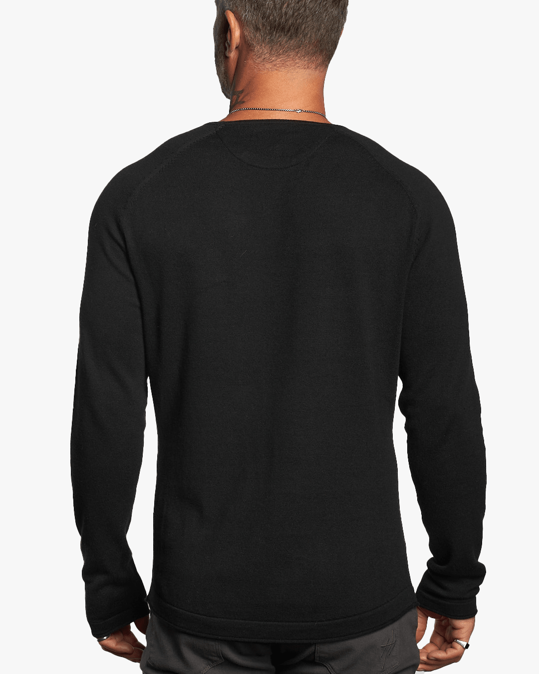 Lightweight Slim Fit Sweater - Obsidian - WESTON JON BOUCHÉR