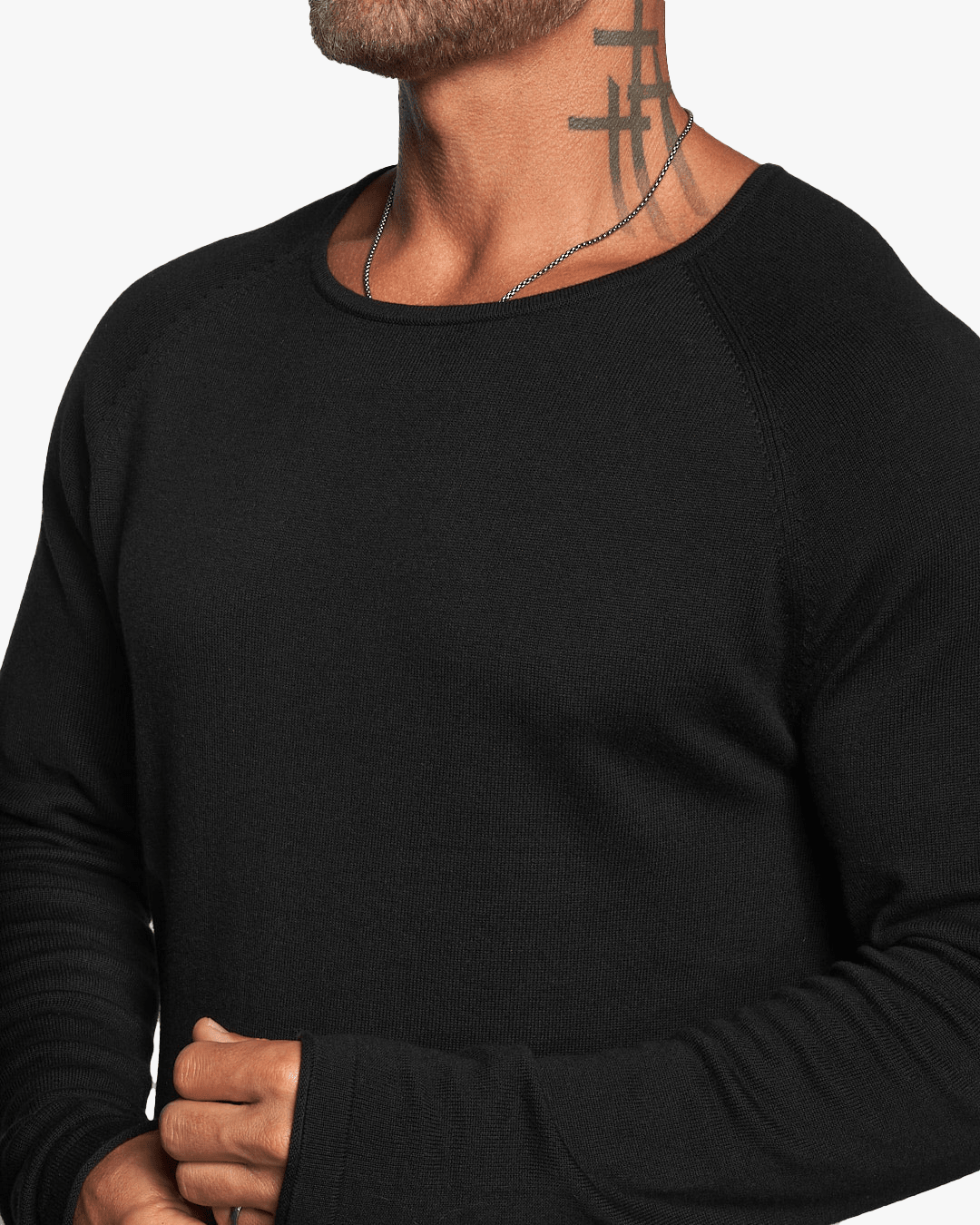 Lightweight Slim Fit Sweater - Obsidian - WESTON JON BOUCHÉR