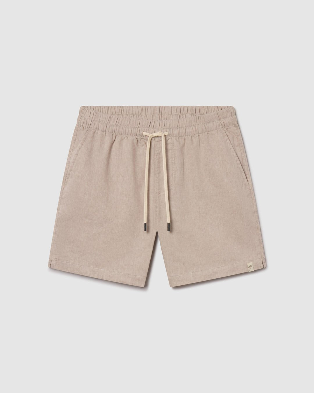 Panama Comfort Linen Shorts - Sand Pebble - WESTON JON BOUCHÉR