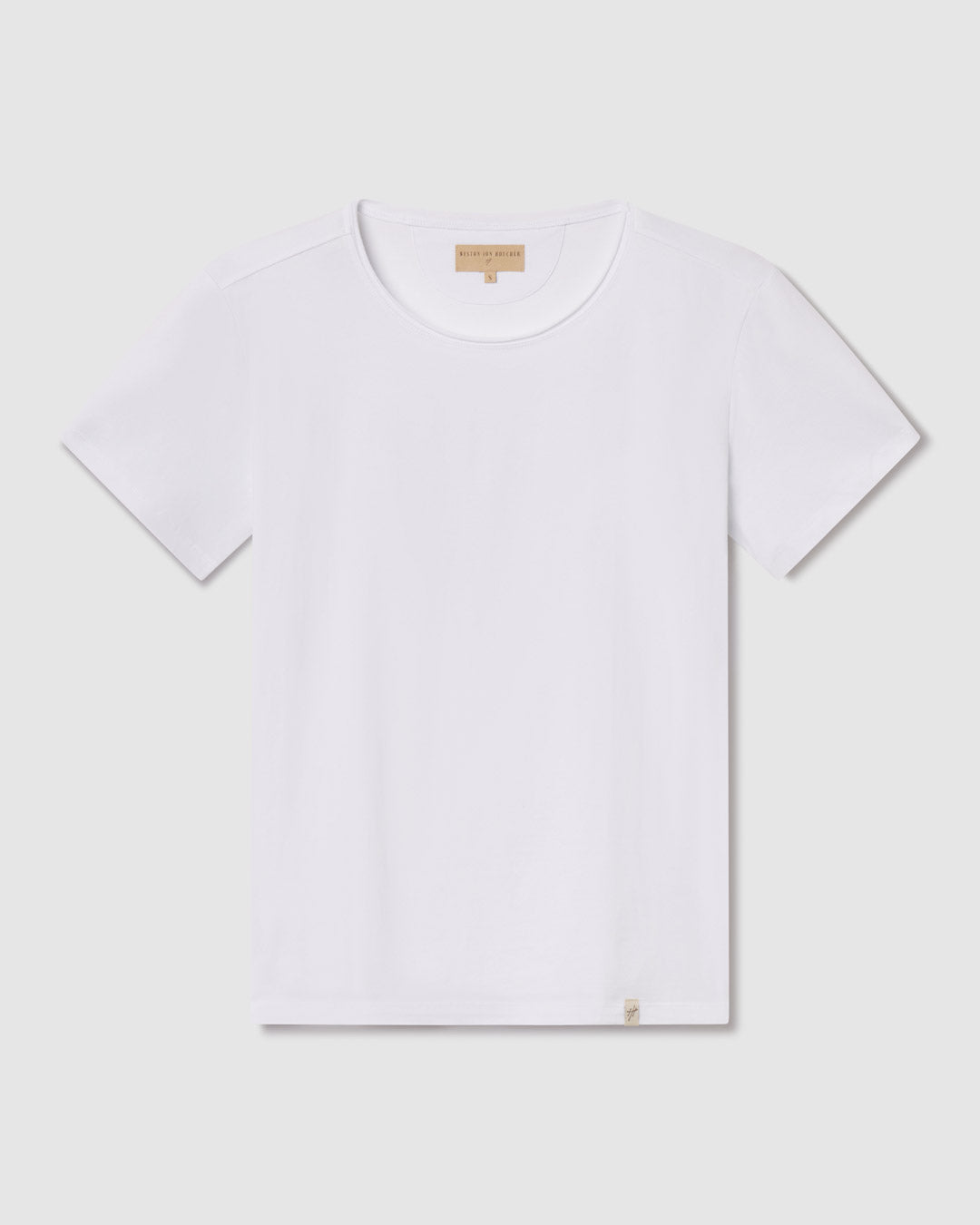 Silas Raw Neck Slim Fit Tee