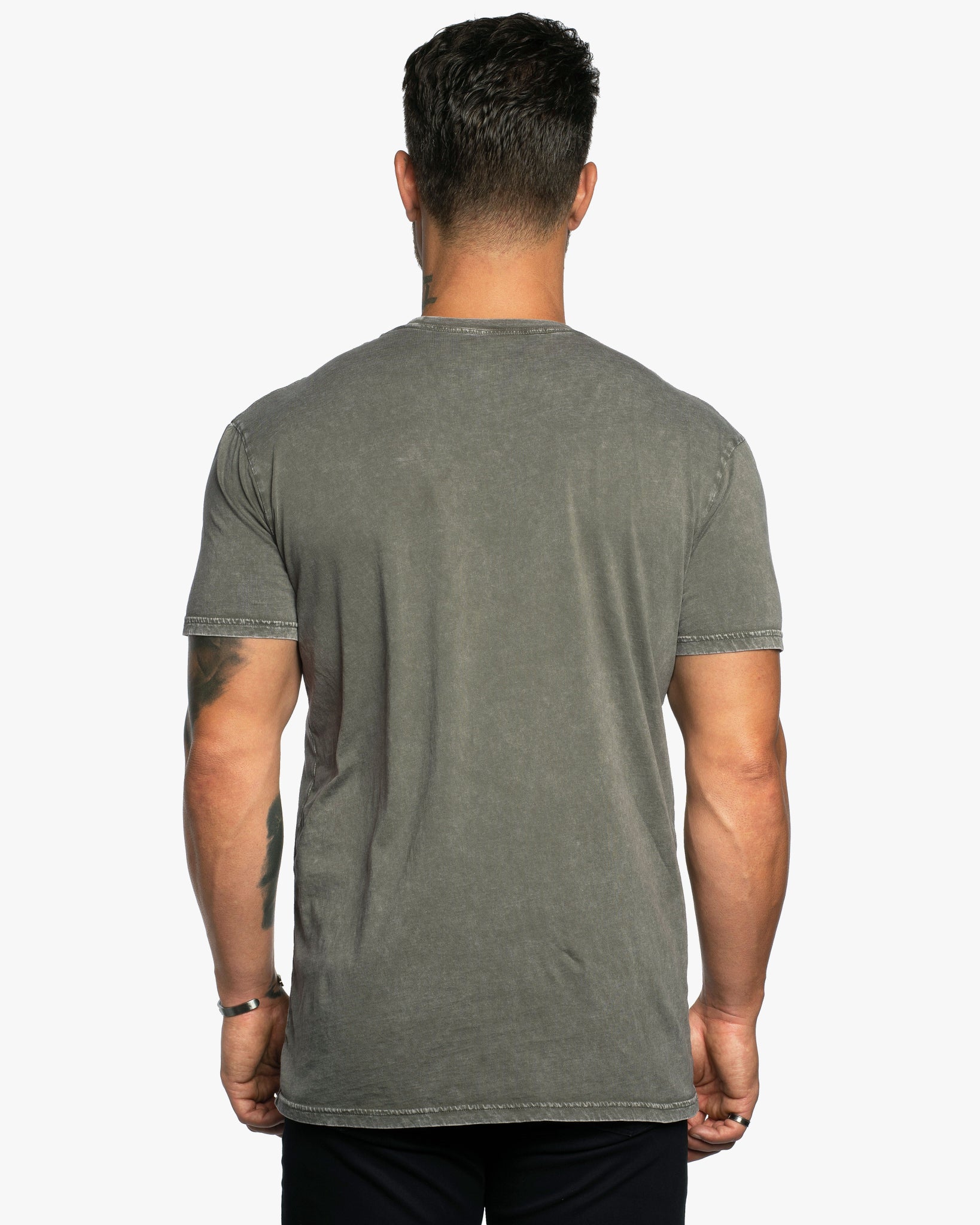 Stone Wash Relaxed Fit Crew Neck Tee - WESTON JON BOUCHÉR