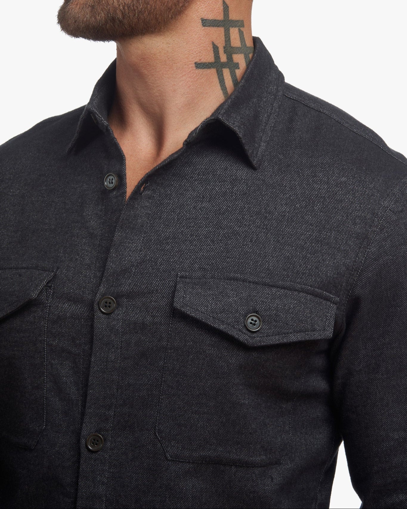 Untucked Tailored SLIM Fit Button-Up Shirt