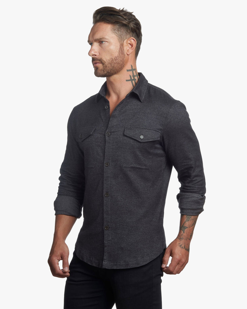 Untucked Tailored SLIM Fit Button-Up Shirt