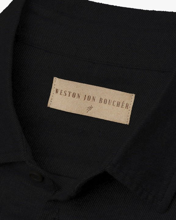 Untucked Tailored SLIM Fit Button-Up Shirt - Obsidian - WESTON JON BOUCHÉR
