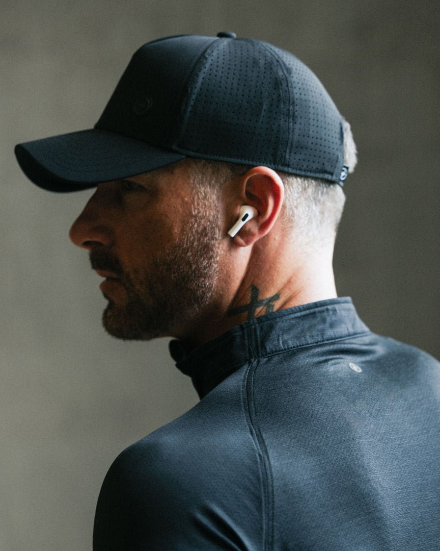 Apex Vented Cross Training Hat - Black - WESTON JON BOUCHÉR
