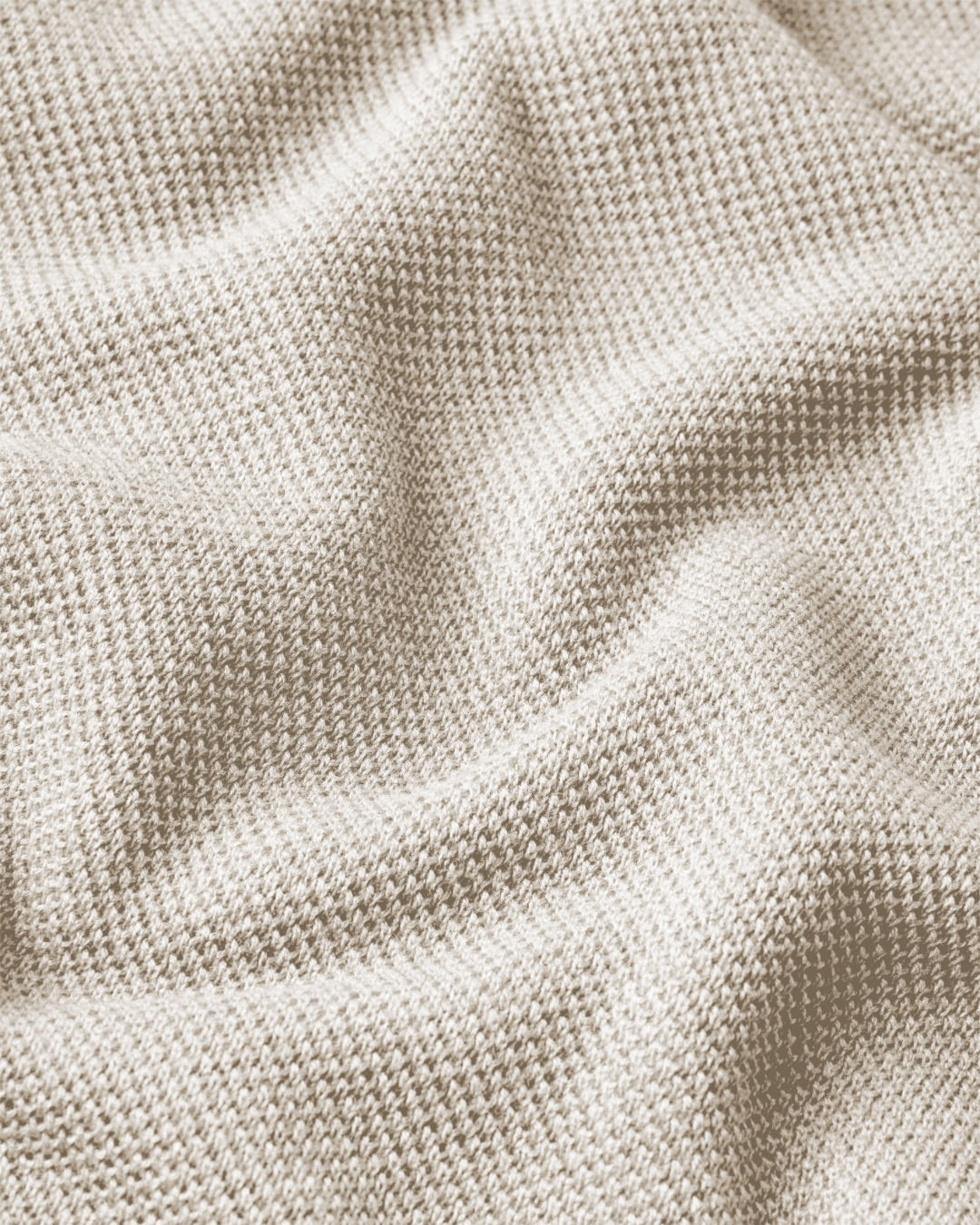 SS Mandarin Collar Slim Fit Knit Henley