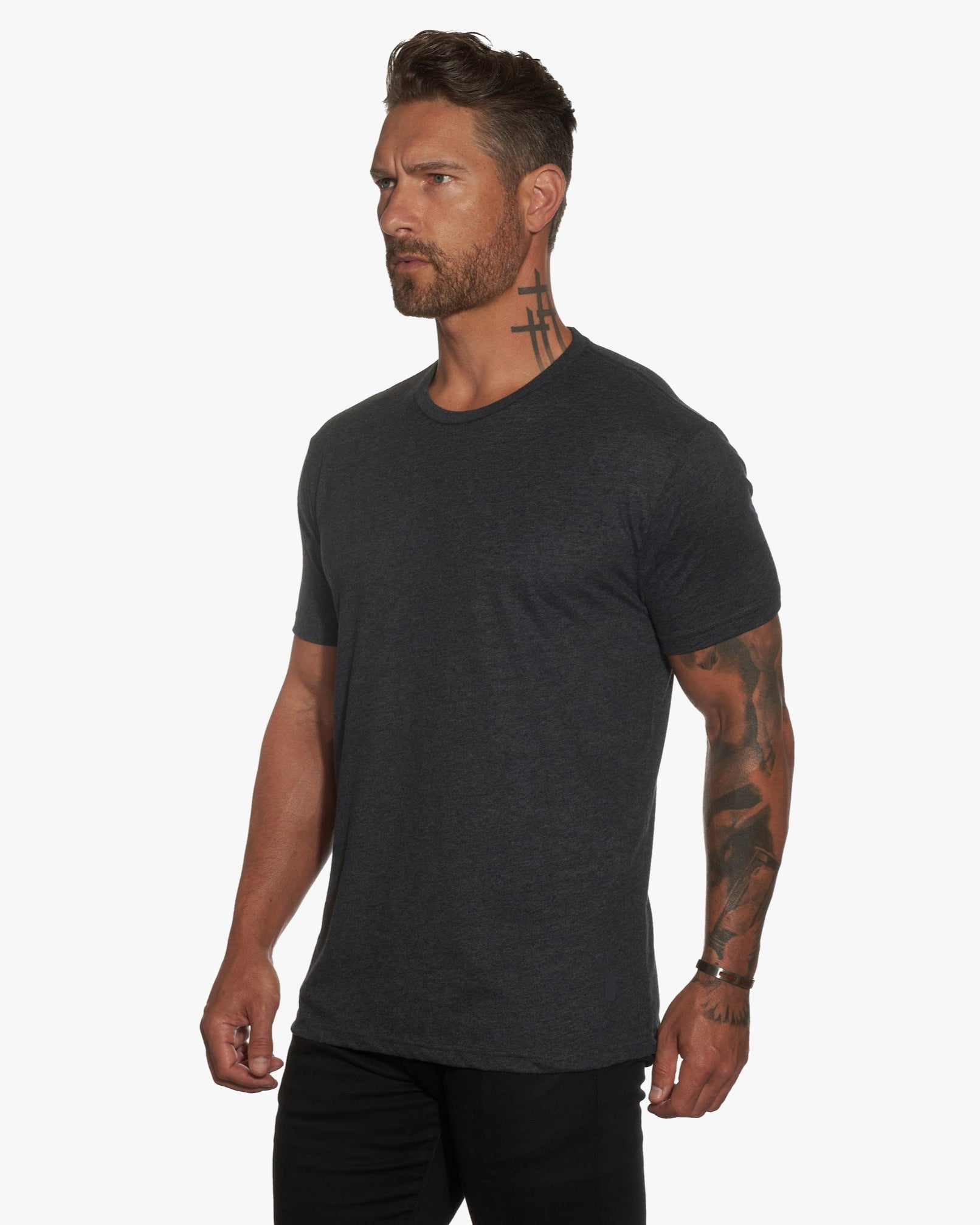 Ultra Soft Fitted Crew Neck Tee