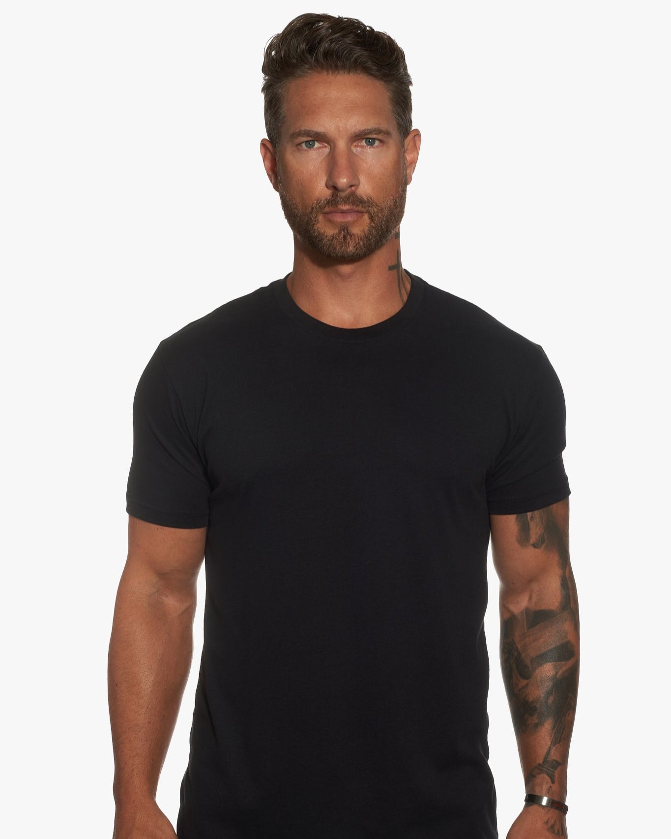 Ultra Soft Fitted Crew Neck Tee