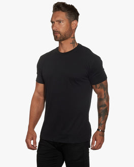 Ultra Soft Fitted Crew Neck Tee