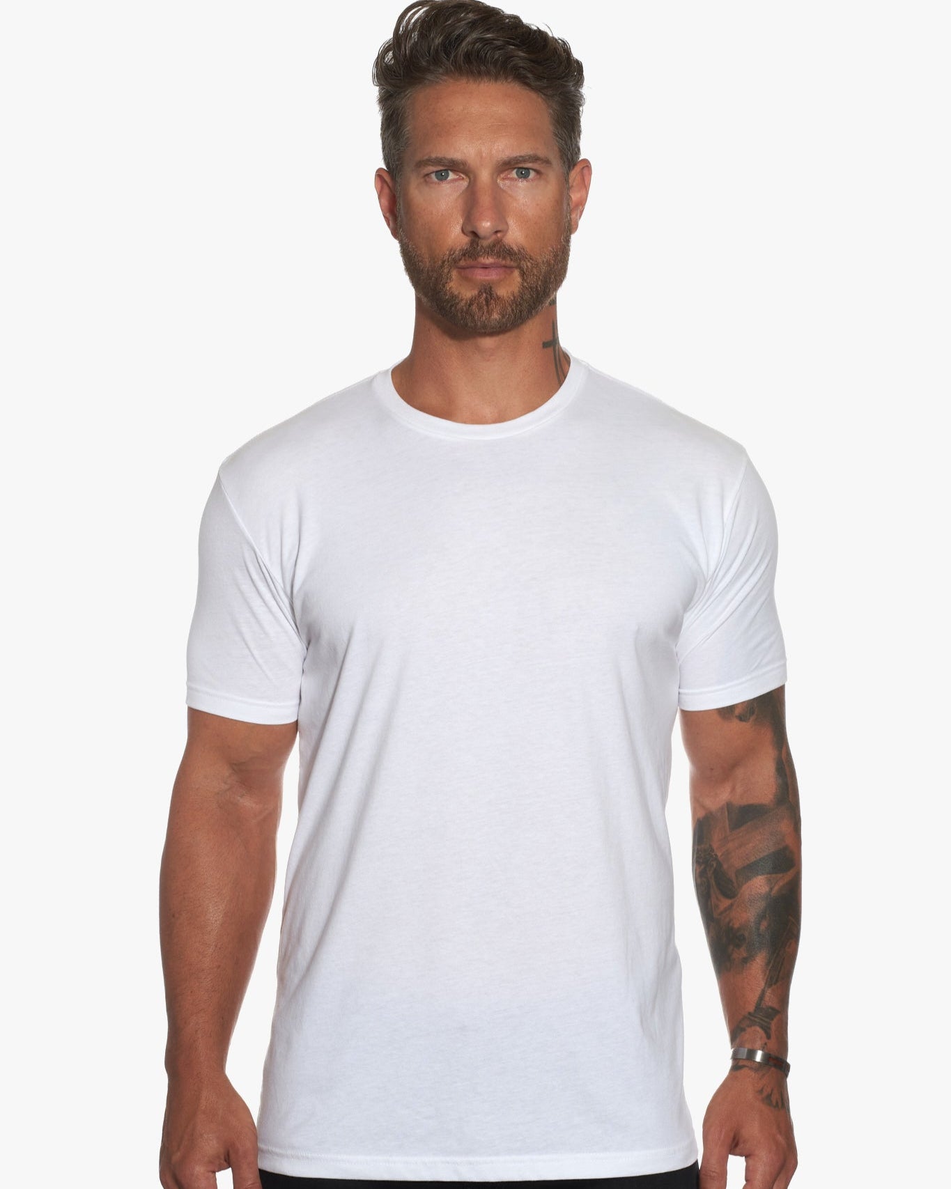 Ultra Soft Fitted Crew Neck Tee