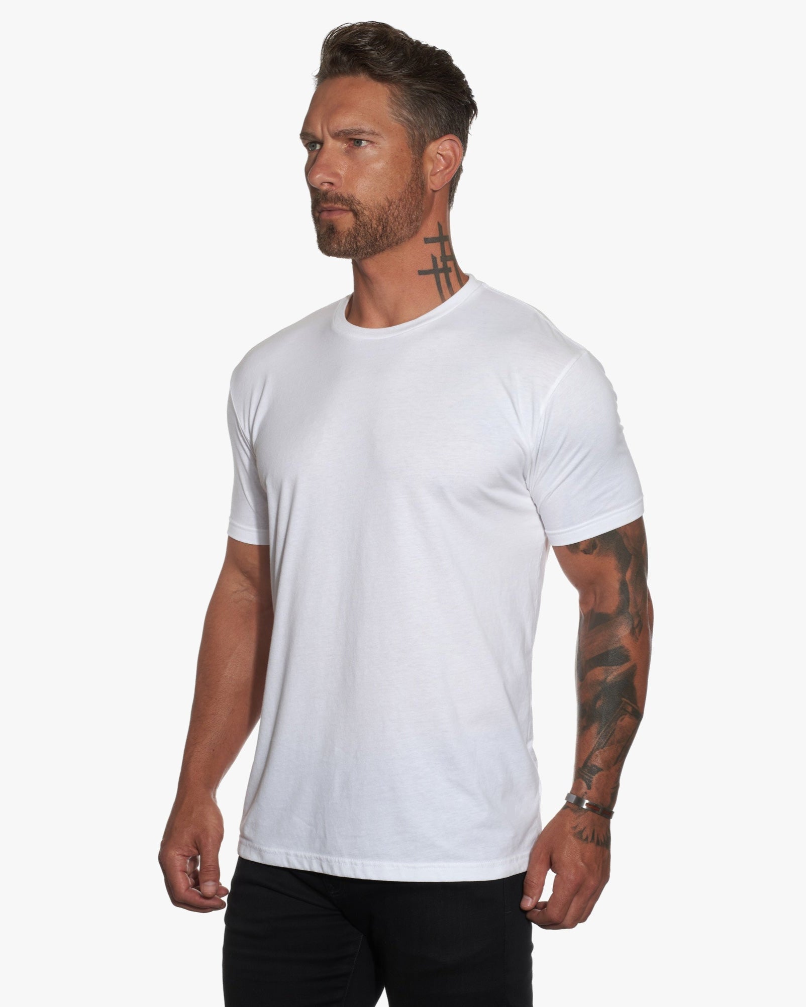 Ultra Soft Fitted Crew Neck Tee