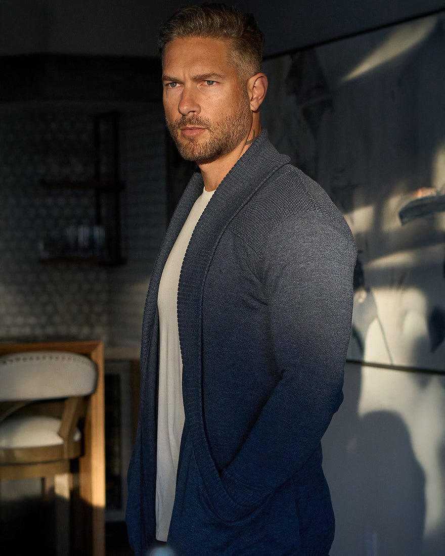 Hemingway Lightweight Slim Fit Cardigan - WESTON JON BOUCHÉR