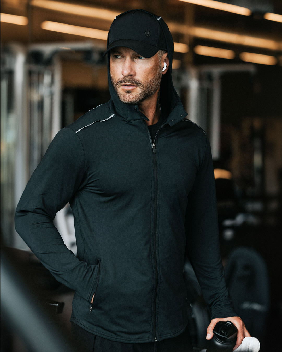 The Trinity Slim Fit Training Zip Hoodie Jacket - Weston Jon Boucher