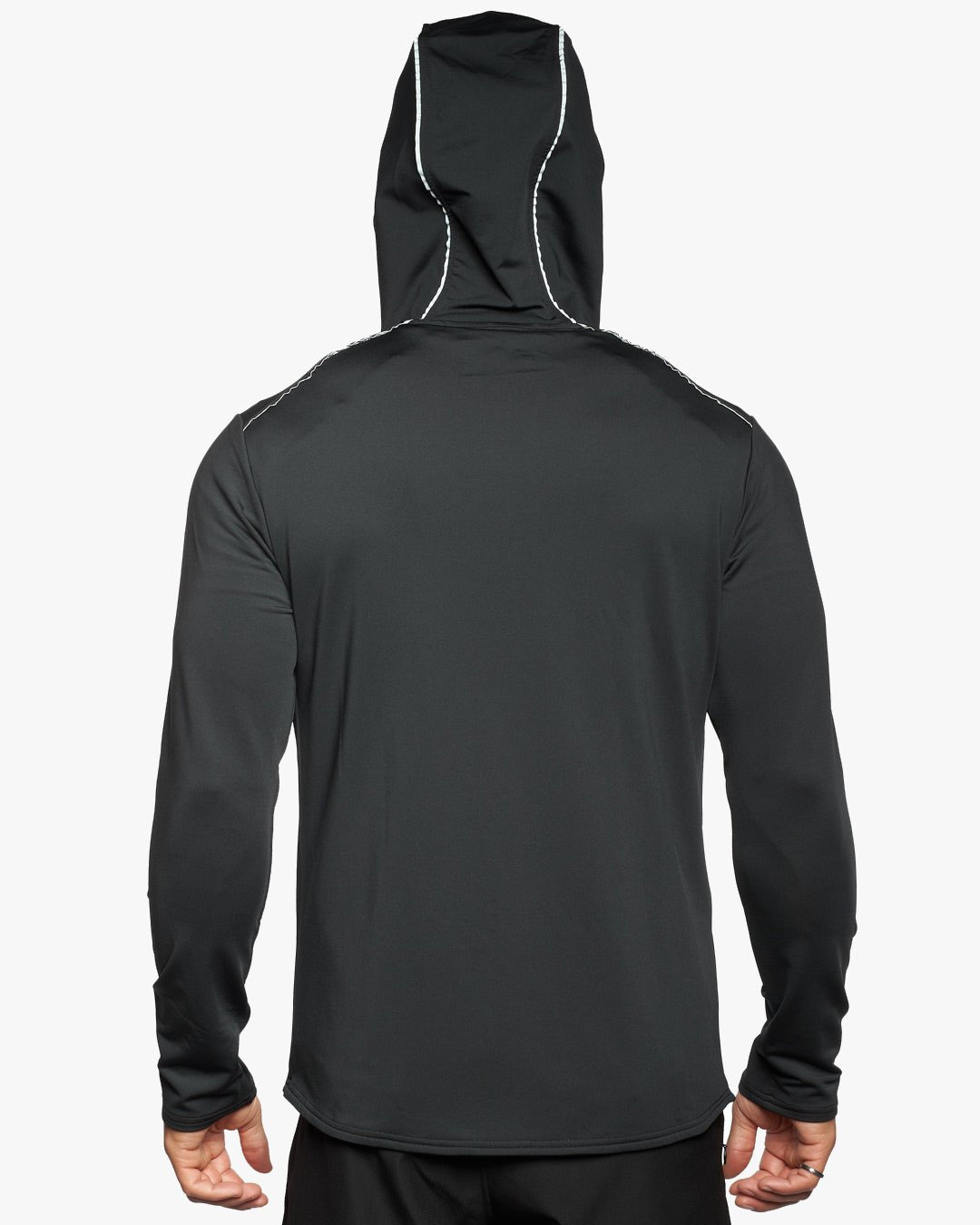 Trinity Slim Fit Training Zip Hoodie Jacket - Shadow - WESTON JON BOUCHÉR