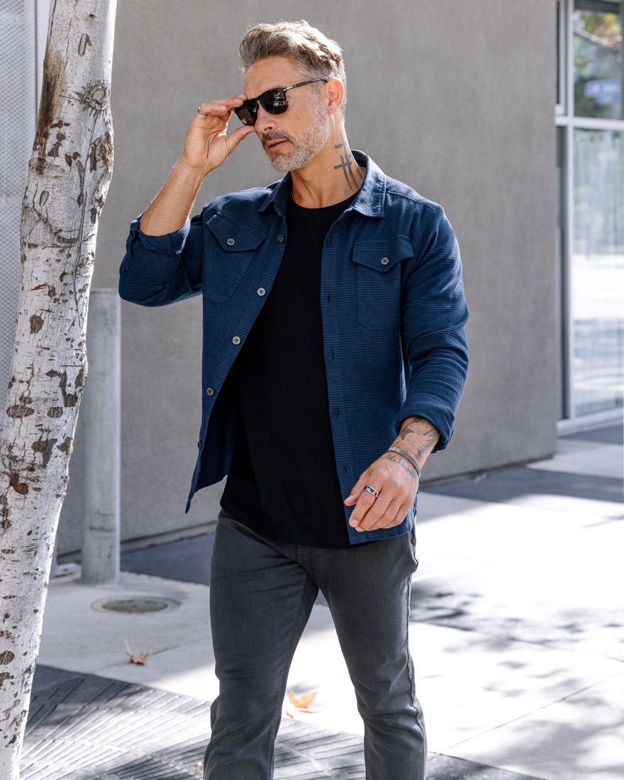 Untucked Tailored SLIM Fit Button-Up Shirt - WESTON JON BOUCHÉR
