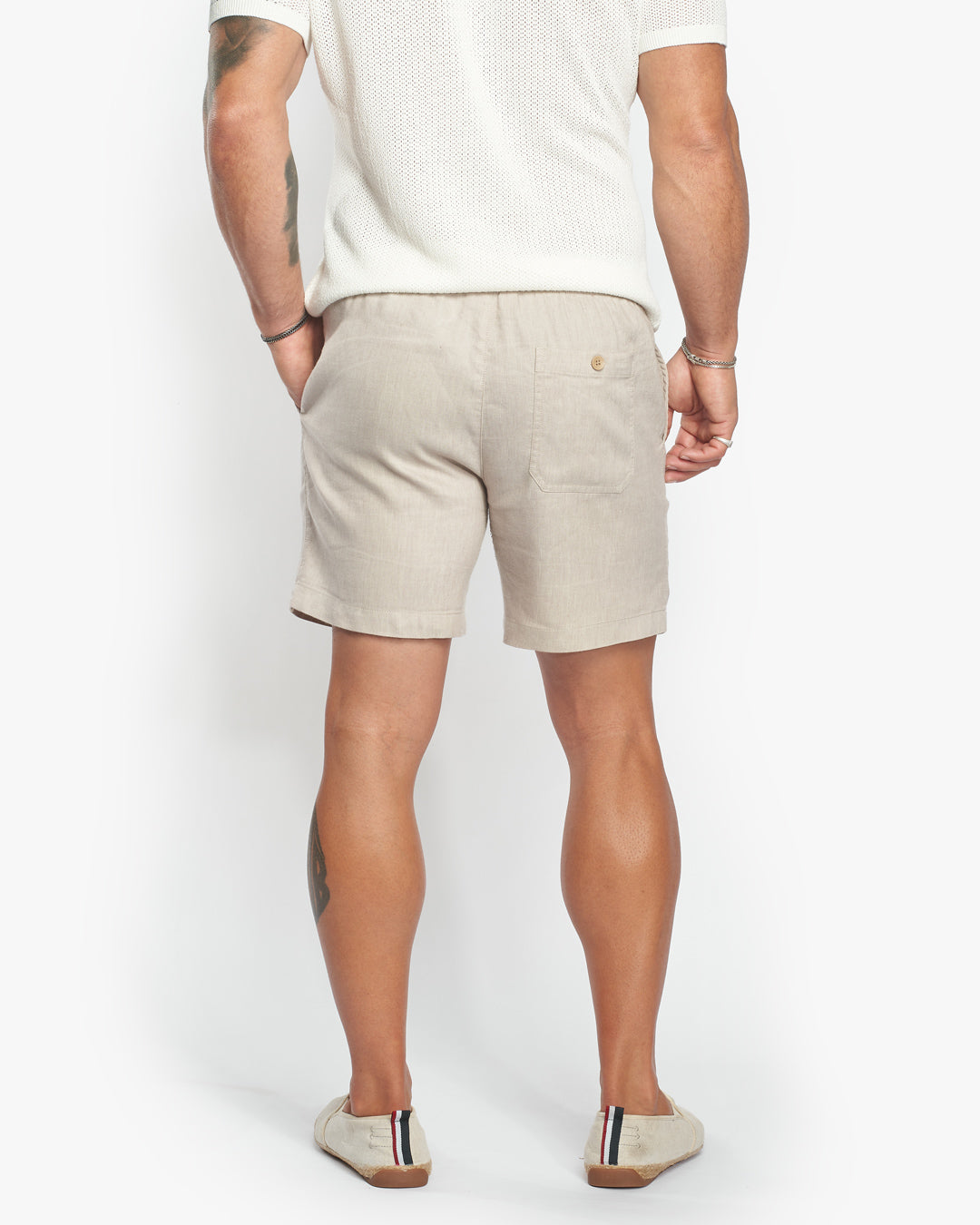 Panama Comfort Linen Shorts