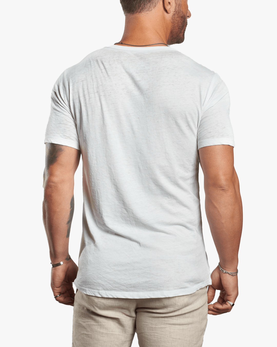 SS Burnout Lightweight SLIM fit Henley - WESTON JON BOUCHÉR