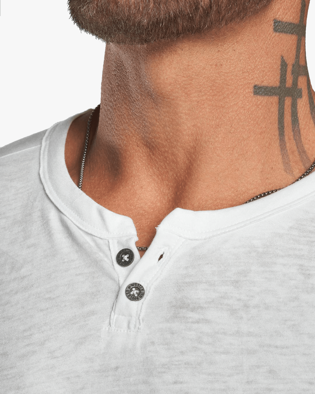 SS Burnout Lightweight SLIM fit Henley - WESTON JON BOUCHÉR