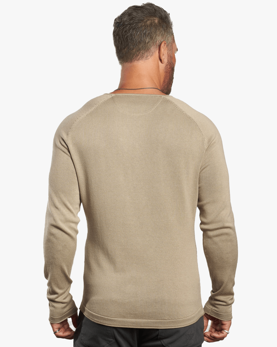 Lightweight Slim Fit Sweater - Taupe - WESTON JON BOUCHÉR