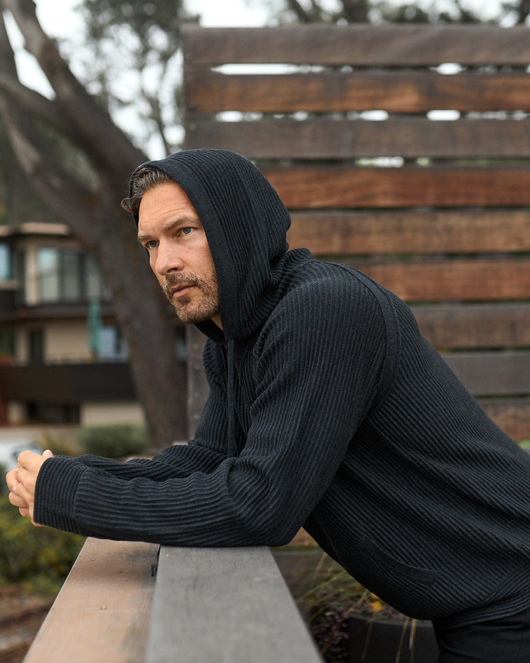 The Dune Ottoman Knit Hoodie - WESTON JON BOUCHÉR