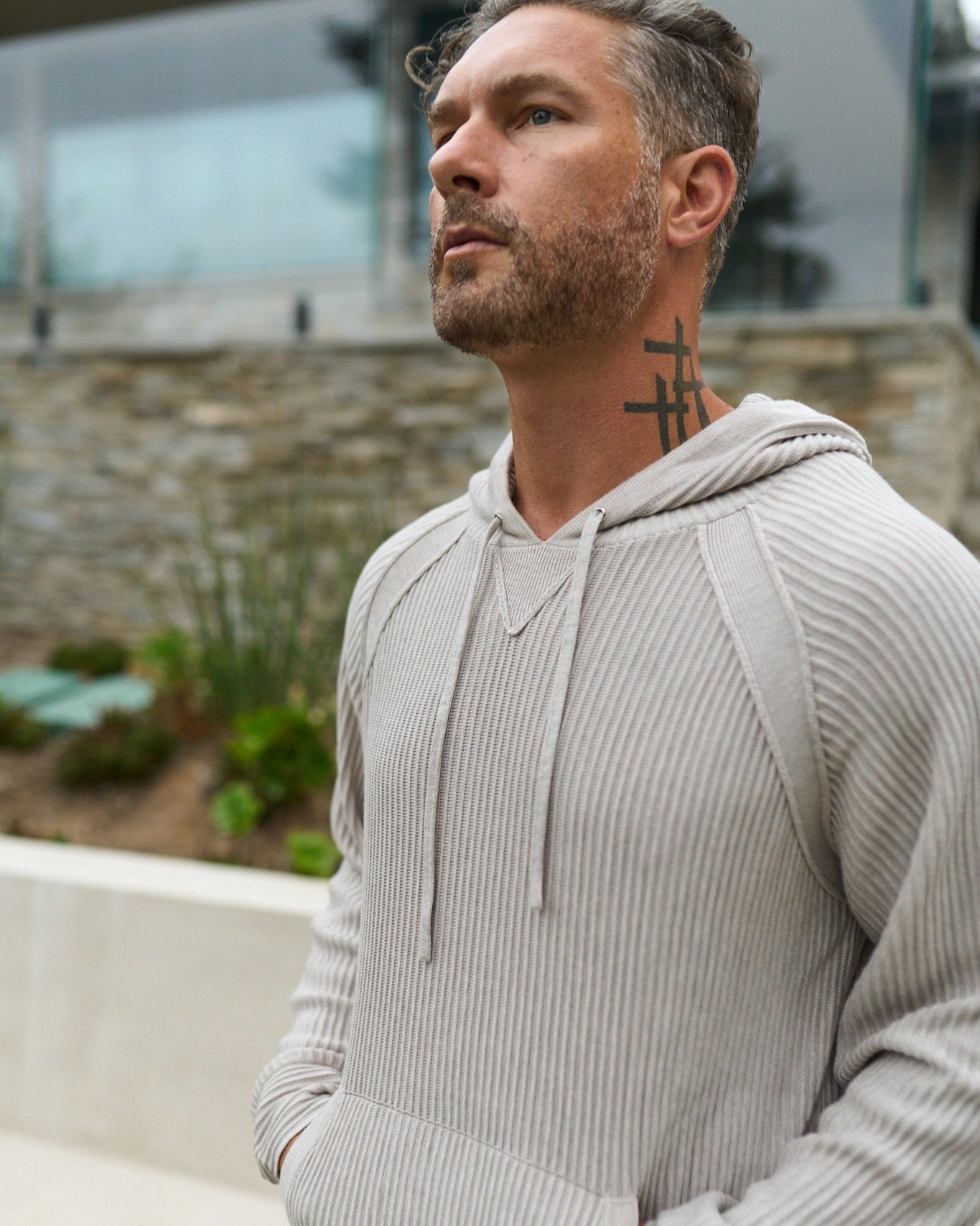 The Dune Ottoman Knit Hoodie - WESTON JON BOUCHÉR