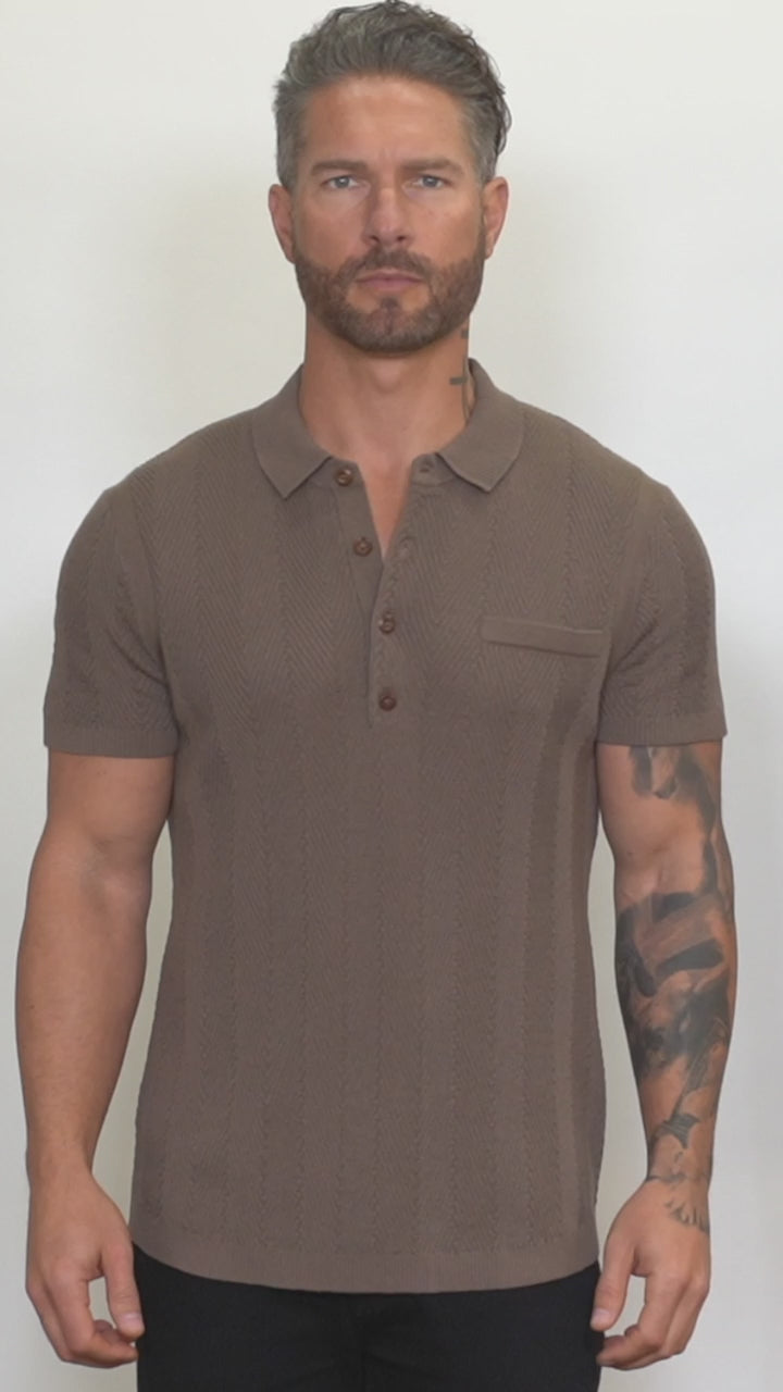 The Alastair Slim Fit Knit Polo - WESTON JON BOUCHÉR