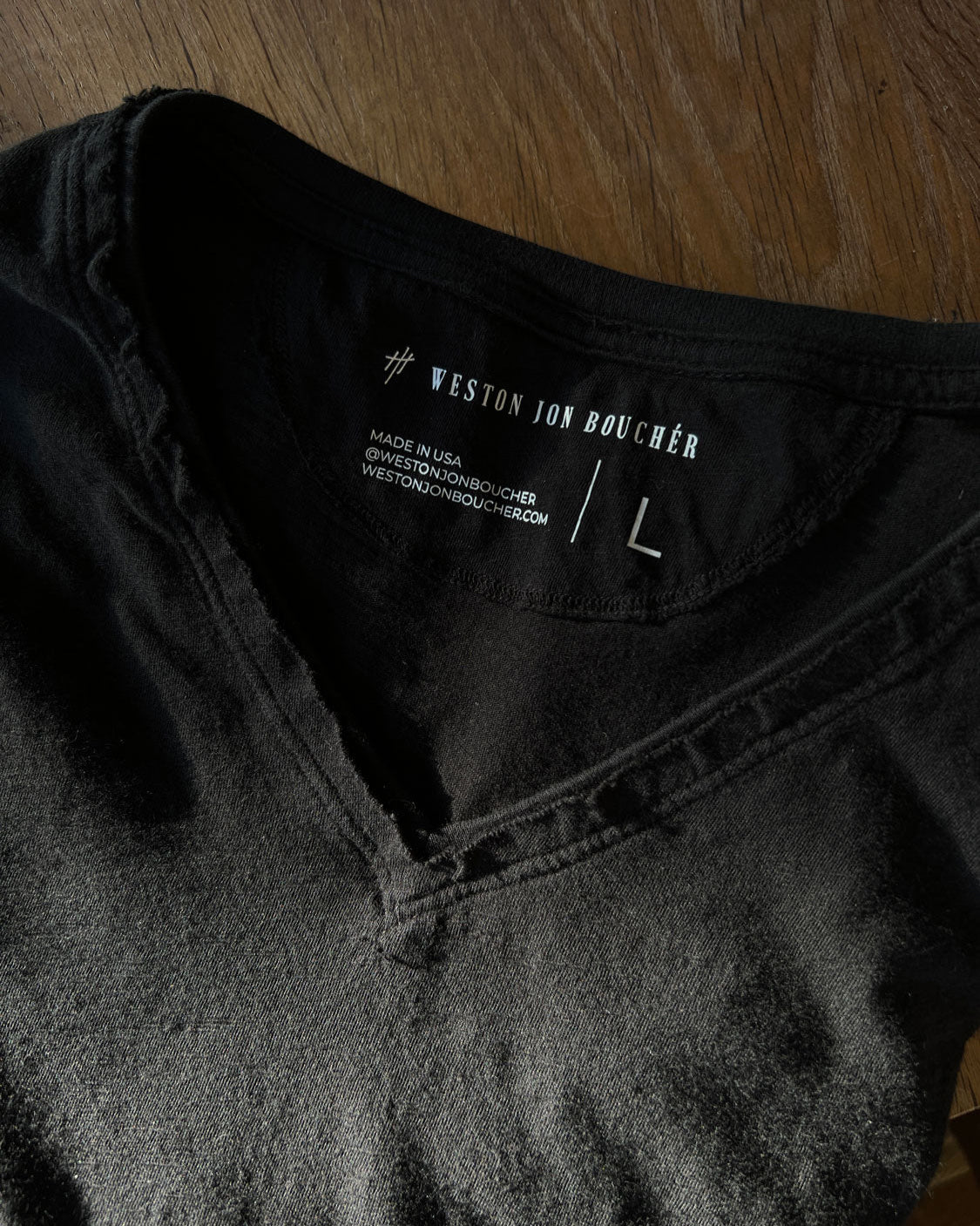 The Isla V Neck Slub SLIM Tee - WESTON JON BOUCHÉR