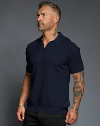 Avalon S/S Textured Slim Polo - WESTON JON BOUCHÉR