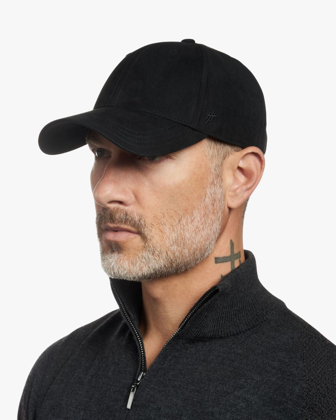 Luxe Suede Cap - Brushed Onyx - WESTON JON BOUCHÉR